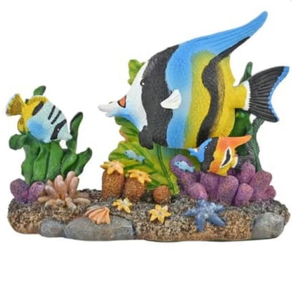 Tropical Fish Hand Painted Resin Figurine